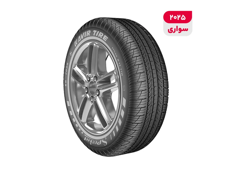 لاستیک خودرو رادیال کویر تایر مدل KB2000 با کاربری سواری و سایز رینگ 13 اینچ، فاق 60 درصد پهنا و پهنای 175 میلی‌متر، شاخص تحمل وزن 77 و شاخص سرعت H (حداکثر سرعت 210 کیلومتر بر ساعت)، ساخت ایران، دارای تایر تیوبلس و تکنولوژی رادیال