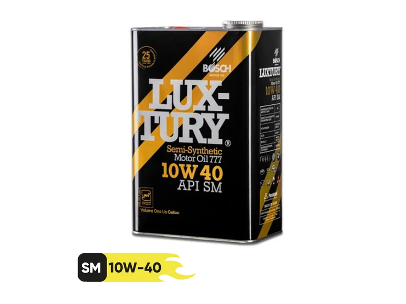 روغن موتور خودرو بوش مدل لاکچری 10W40 SM حجم 4 لیتر