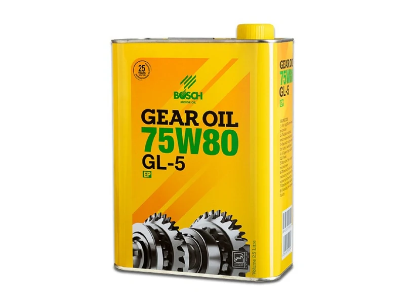 روغن گیربکس خودرو بوش مدل 75W80 GL-5 حجم 2.5 لیتر