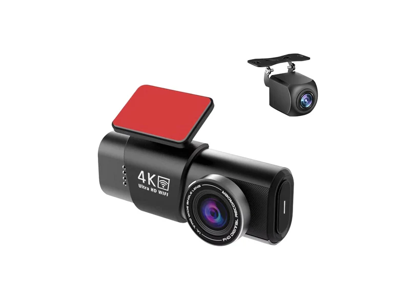 دوربین ثبت وقایع خودرو اتوویژن مدل OK309-4K+WiFi به همراه دوربین عقب