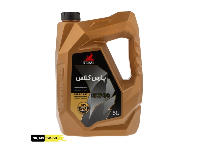 روغن موتور خودرو بنزینی نفت پارس مدل SN 5W30 Renew حجم 5 لیتر
