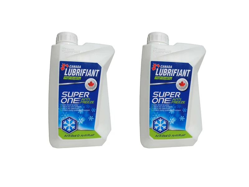 ضد یخ خودرو کانادا لوبریفنت مدل Super ONE حجم 1000 میلی لیتر بسته 2 عددی