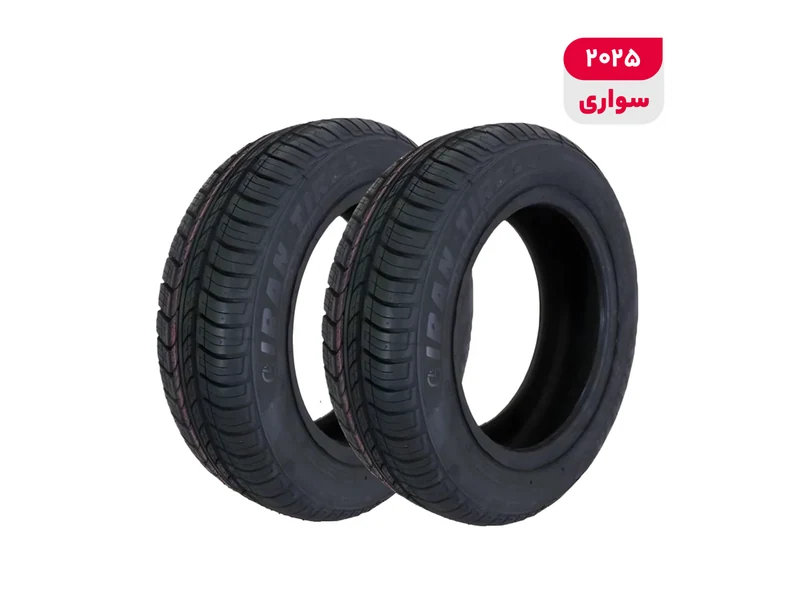 لاستیک خودرو سواری رادیال ایران تایر مدل RONIKA سایز 15 اینچ 205 میلی‌متر با فاق 60 درصد مناسب استفاده چهارفصل تولید سال 2025 دو حلقه