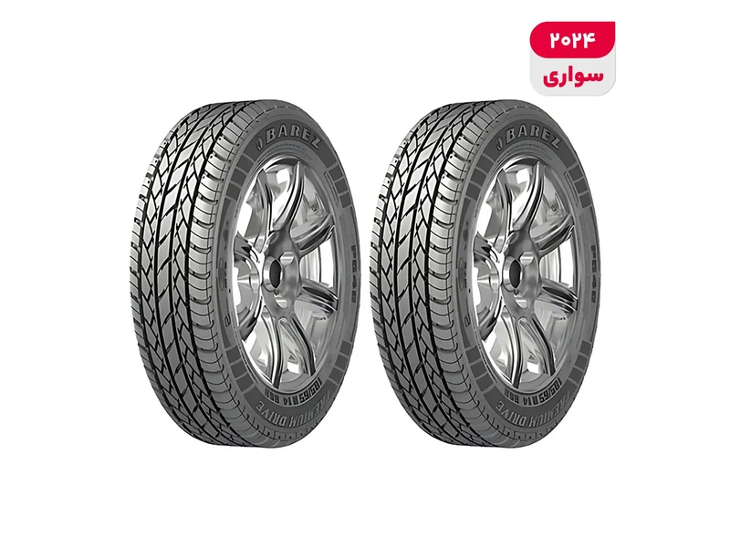 لاستیک خودرو رادیال بارز مدل P648 Premium Drive با کاربری سواری و سایز رینگ 15 اینچ، فاق 65 درصد پهنا و پهنای 185 میلیمتر، شاخص تحمل وزن 88 و شاخص سرعت H (حداکثر سرعت 210 کیلومتر بر ساعت)، ساخت ایران، دارای تایر تیوبلس، 2 حلقه