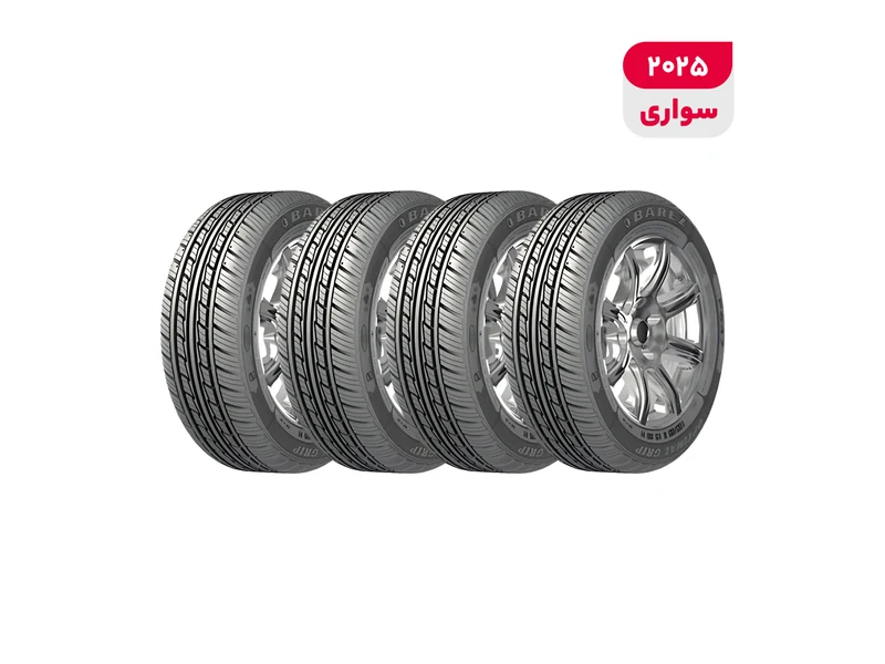 لاستیک خودرو رادیال بارز مدل P660 با کاربری سواری و سایز رینگ 13 اینچ، فاق 70 درصد پهنا و پهنای 175 میلیمتر، شاخص تحمل وزن 82 و شاخص سرعت H (حداکثر سرعت 210 کیلومتر بر ساعت)، ساخت ایران، 4 حلقه
