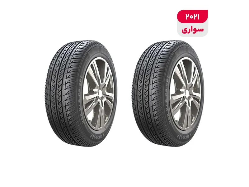 لاستیک خودرو رادیال یزد تایر مدل MERCURY با کاربری سواری و سایز رینگ 14 اینچ، فاق 65 درصد پهنا و پهنای 185 میلی‌متر، شاخص تحمل وزن 86 و شاخص سرعت H (حداکثر سرعت 210 کیلومتر بر ساعت)، ساخت ایران، دارای تایر تیوبلس، 2 حلقه
