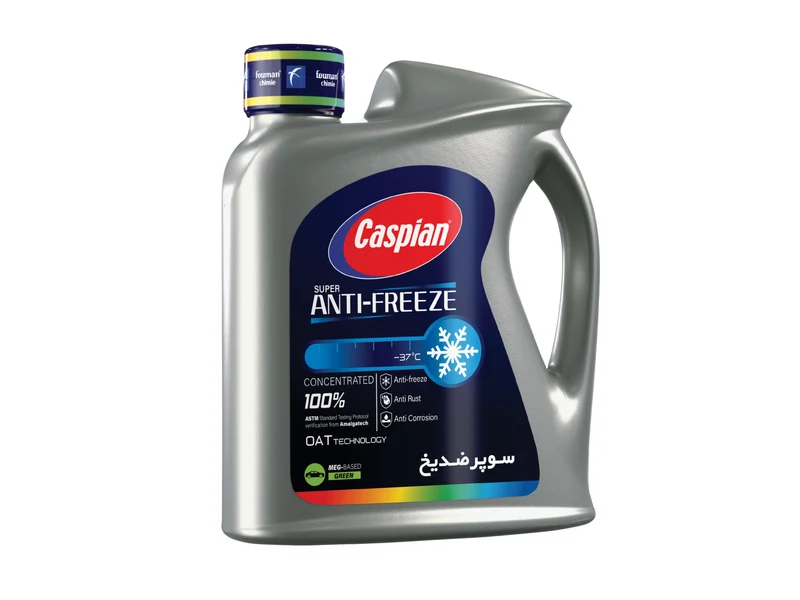 ضدیخ و ضدجوش 100 درصد خالص کاسپین مدل Super Anti Freeze حجم 3.6 لیتر